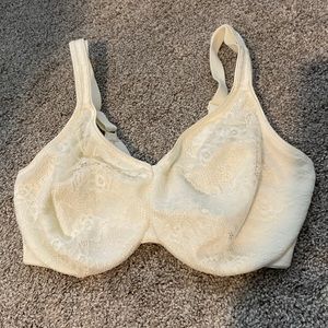 Wacoal Cream Lade Underwire Bra Size 34DDD